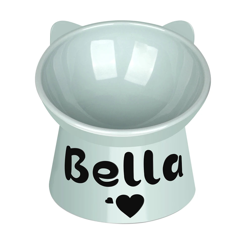 Bol personnalisé pour chat incliné à 15°