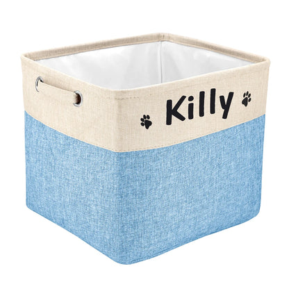Panier de rangement personnalisé pour jouets de chien et chat
