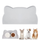 Tapis de gamelle en silicone (forme de chat)