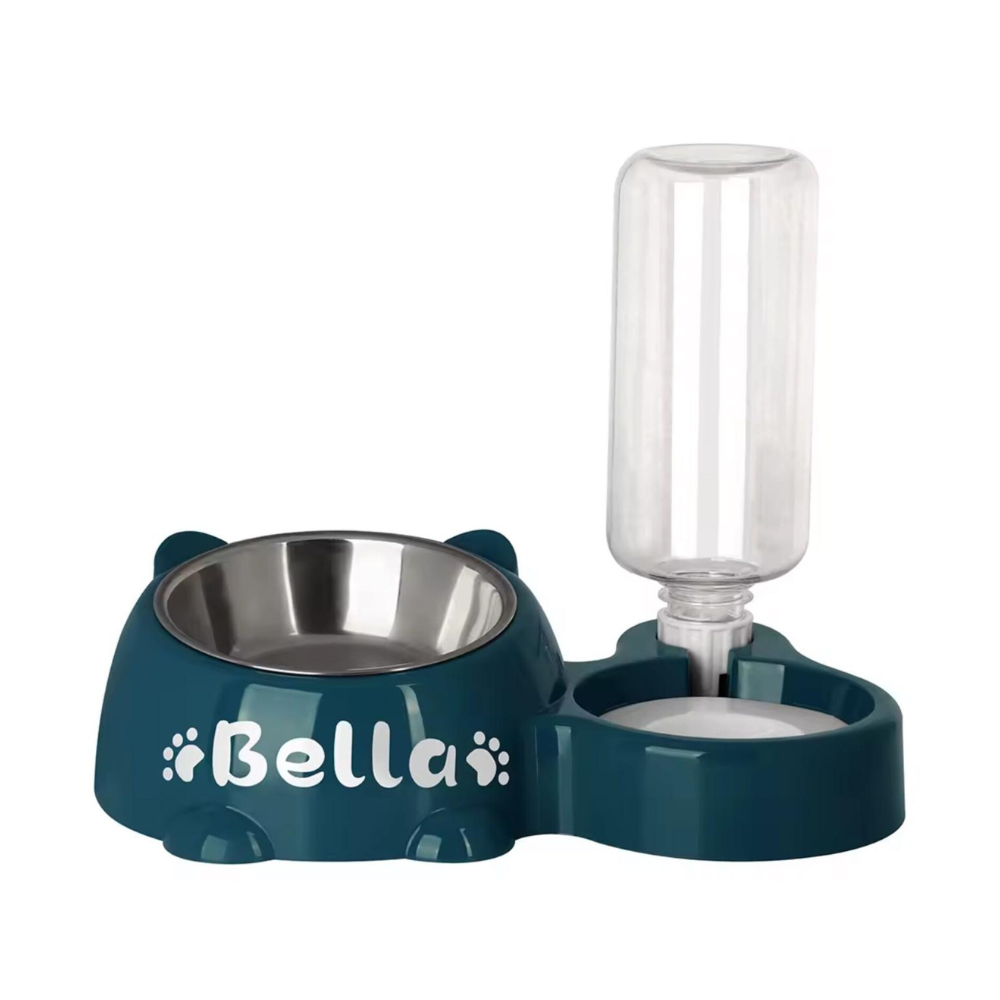 Bol d'alimentation et d'eau automatique personnalisé pour chat