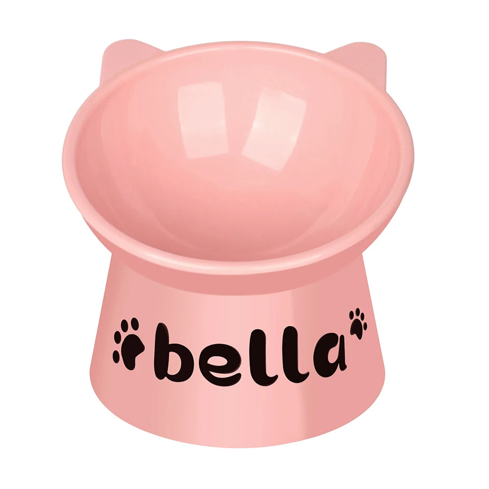 Bol personnalisé pour chat incliné à 15°