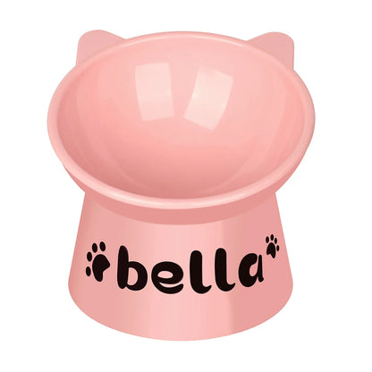 Bol personnalisé pour chat incliné à 15°