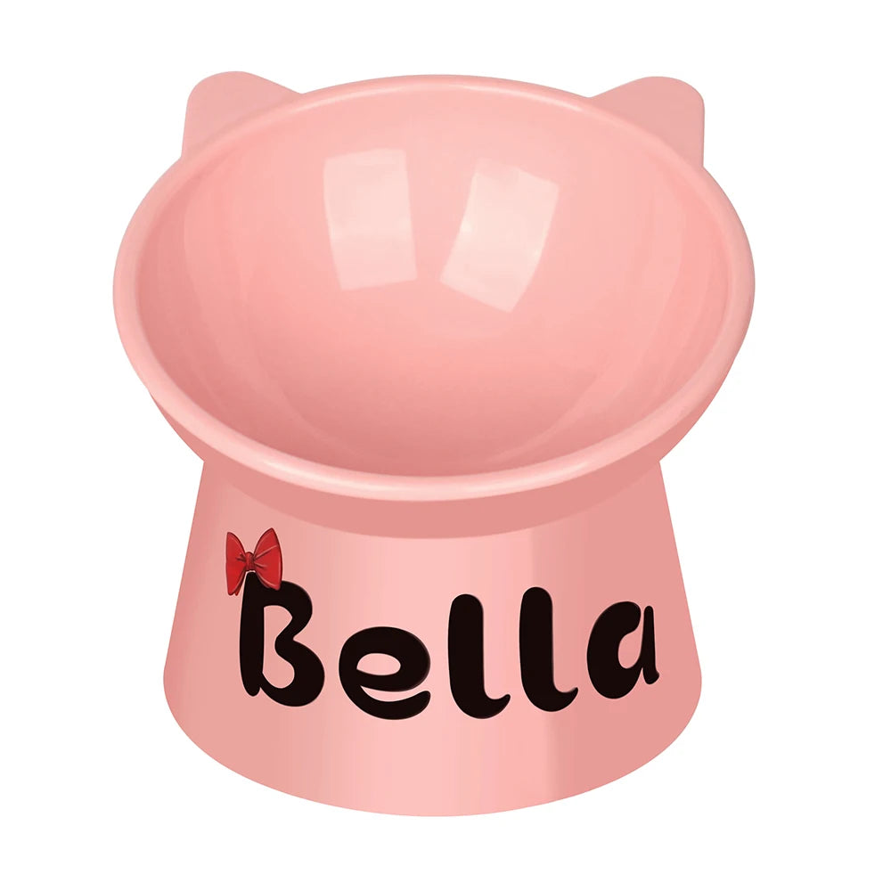 Bol personnalisé pour chat incliné à 15°