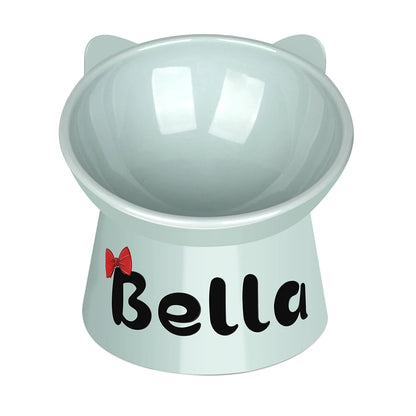 Bol personnalisé pour chat incliné à 15°