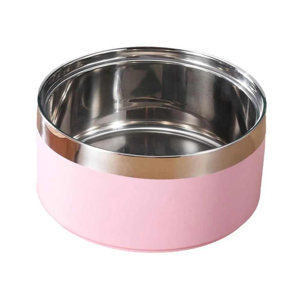 Gamelle personnalisée en acier inoxydable pour chien et chat