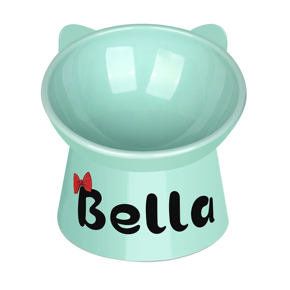 Bol personnalisé pour chat incliné à 15°