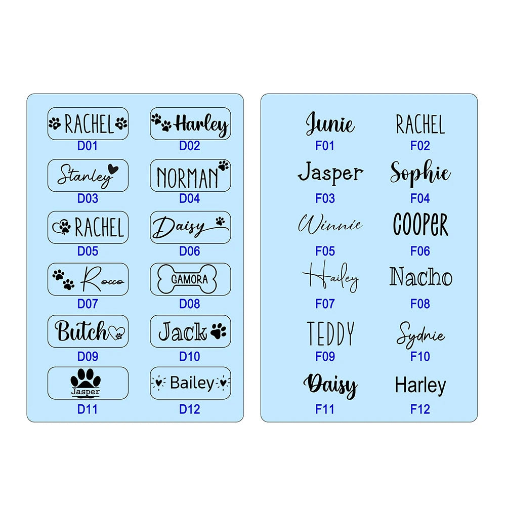 Gamelle personnalisée en acier inoxydable pour chien et chat