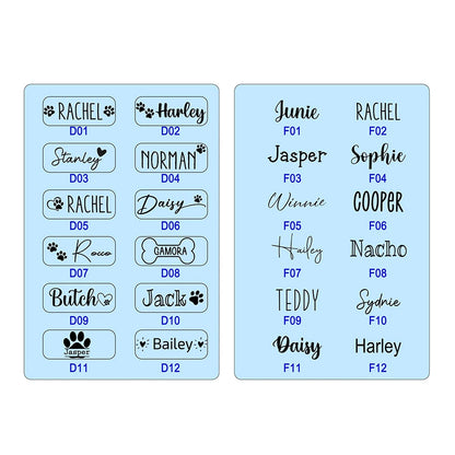 Gamelle personnalisée en acier inoxydable pour chien et chat