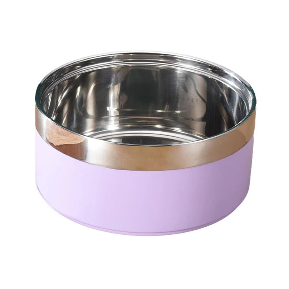 Gamelle personnalisée en acier inoxydable pour chien et chat