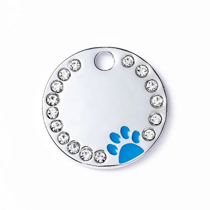 Médaille Personnalisable à Strass pour Chat et Chiens