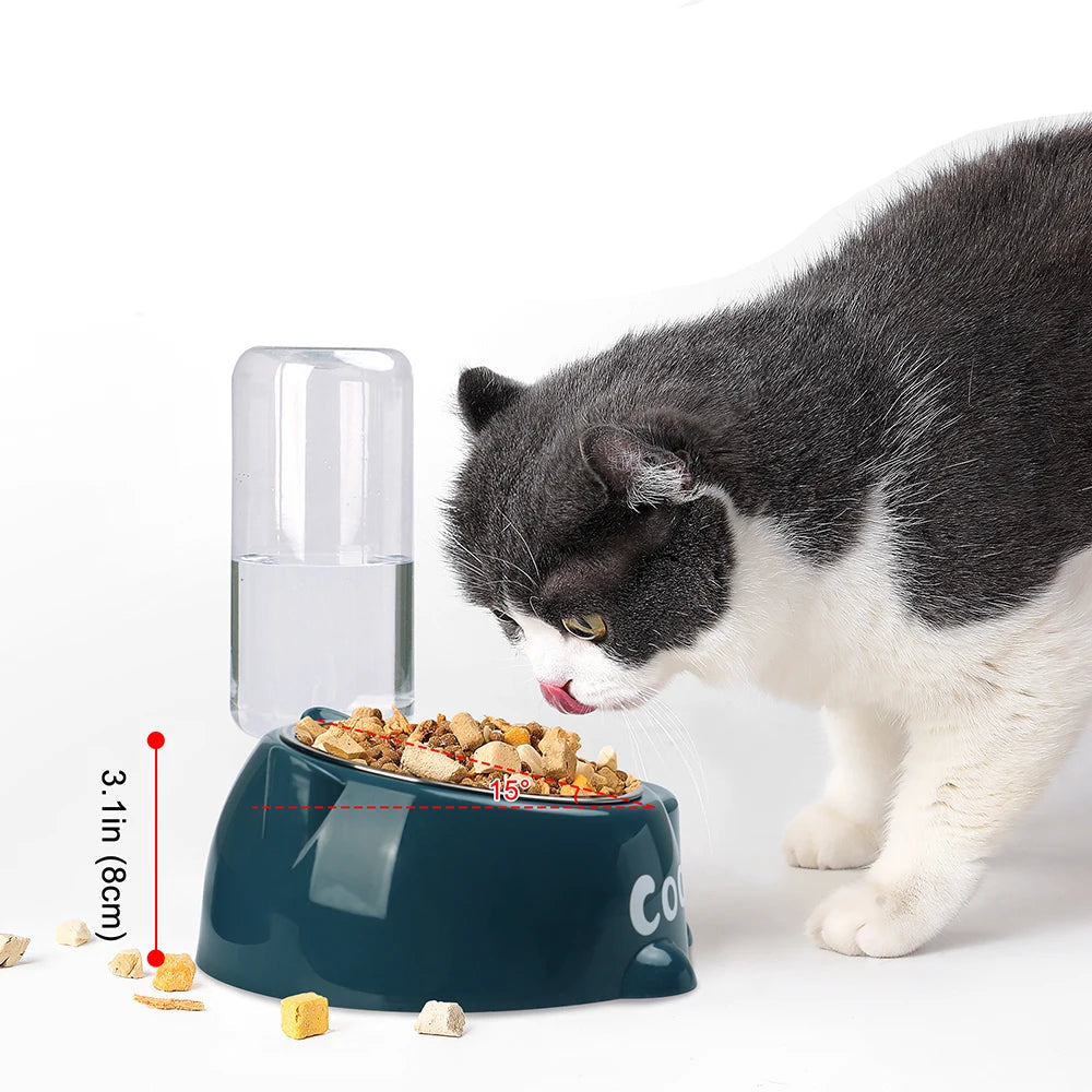 Bol d'alimentation et d'eau automatique personnalisé pour chat