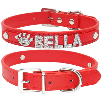 Colliers personnalisé pour chien en strass scintillants