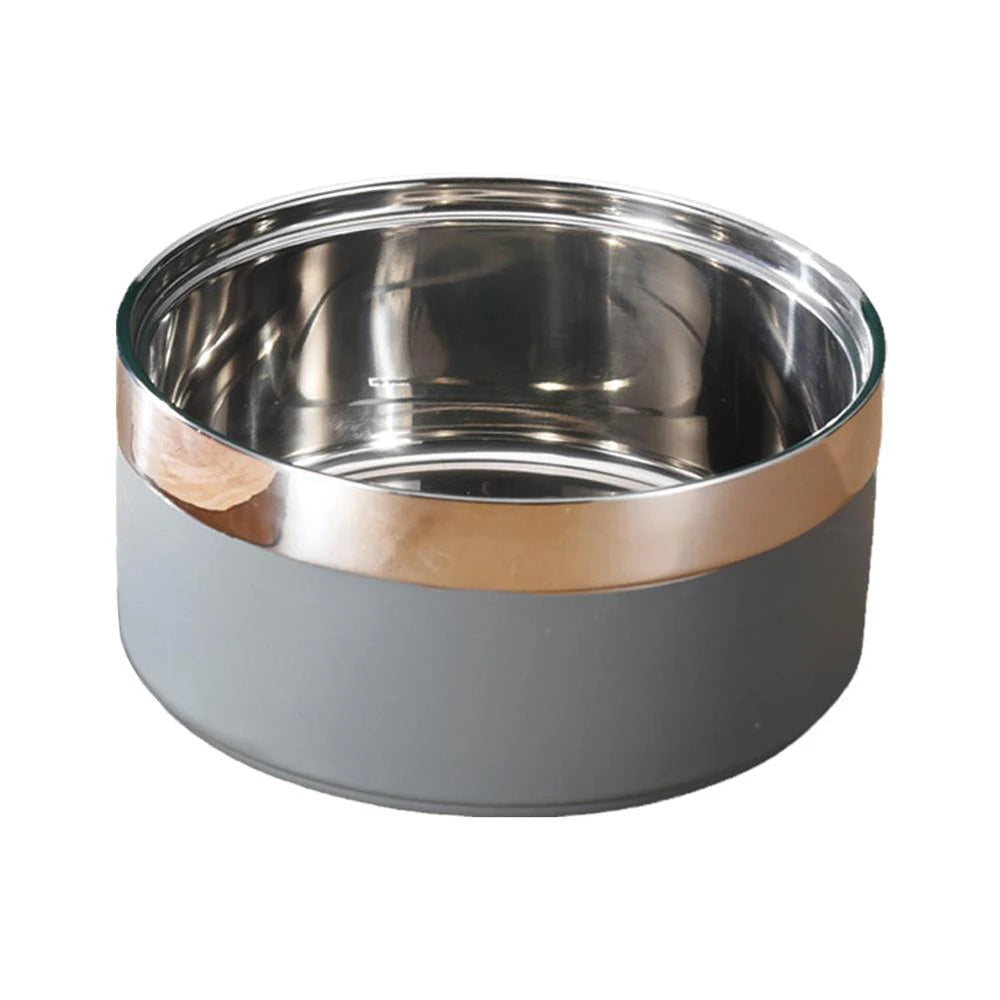 Gamelle personnalisée en acier inoxydable pour chien et chat
