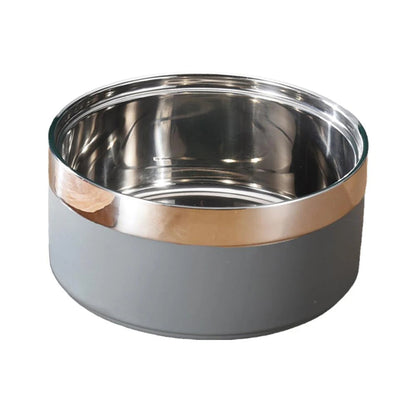 Gamelle personnalisée en acier inoxydable pour chien et chat