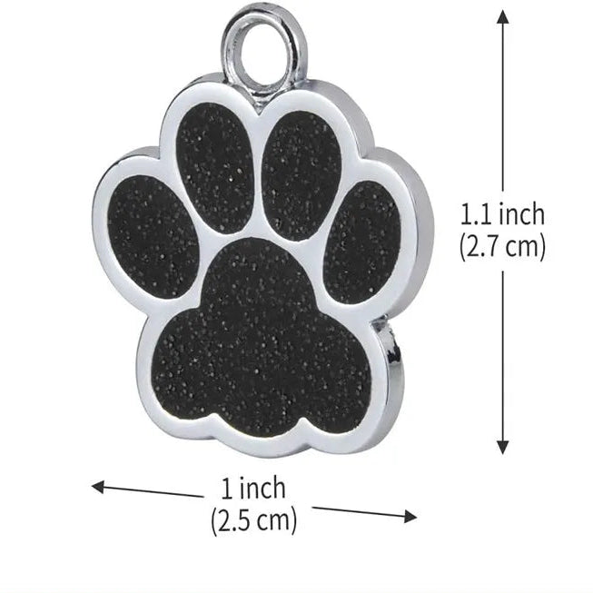 Médaille personnalisée pour chien et chat (Forme Patte)