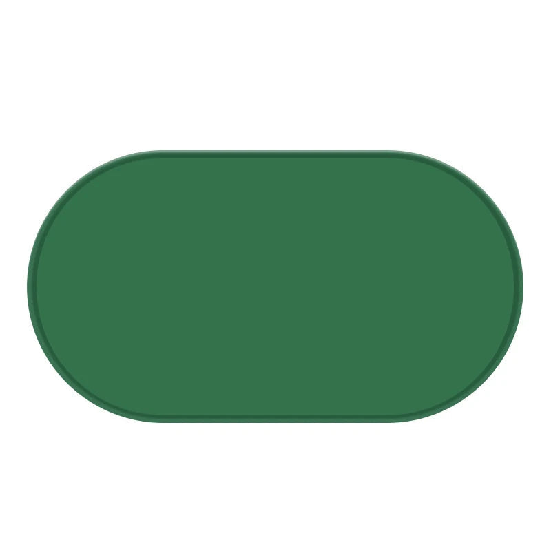 Tapis de gamelle en silicone pour animaux de compagnie (forme pilule)